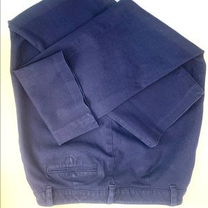 Washed navy blue Ralph Lauren dress pants.